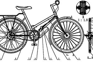 自行車重力能液壓驅動系統(tǒng)