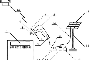 太陽能光伏向掃描器供電的帶條形碼實用新型專利檔案袋