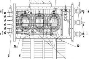雙分裂變壓器出線結(jié)構(gòu)