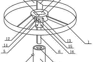 將太陽能光伏發(fā)電作為供電源的發(fā)光竹蜻蜓