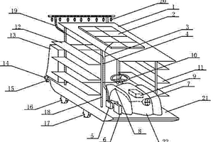 安裝在高速插秧機上的太陽能光伏分布式發(fā)電照明裝置