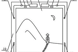 光伏發(fā)電應(yīng)用在油畫(huà)文化作品的配色立體LED照明裝置