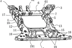 新能源汽車輕量化鋁合金副車架
