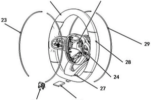 新能源車用帶氛圍燈的方向盤