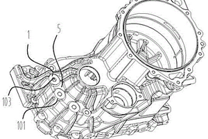 增加新能源變速器前殼體懸置凸臺(tái)強(qiáng)度的結(jié)構(gòu)
