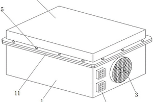 帶有保護結(jié)構(gòu)的新能源電池箱