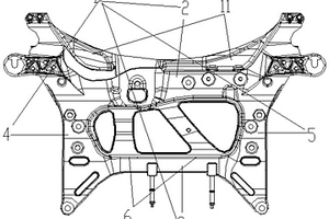 新能源汽車的輕量低壓一體鑄造前副車架