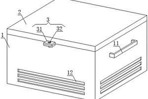 具有減震防護(hù)機(jī)構(gòu)的新能源電池箱