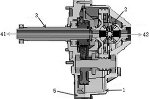同軸一體式新能源車減速器