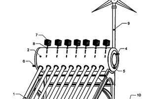 單排搪瓷高效新能源太陽能發(fā)電熱水器