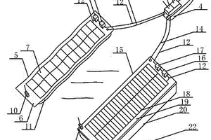 水面上漂浮、行駛由太陽能電池組件構(gòu)成的無樁光伏電站