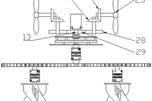 雙葉輪式潮汐能量轉(zhuǎn)換裝置