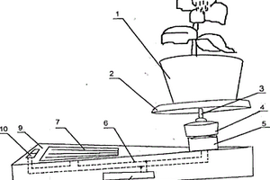鋰離子電池應(yīng)用在太陽能光伏植物盆景上的旋轉(zhuǎn)裝置