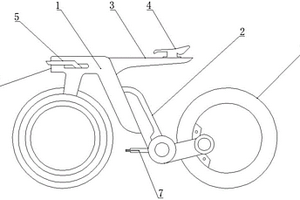 內(nèi)置電機的無輪轂式電動車