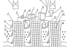 沿海灘涂高架橋式太陽能電站供電裝置