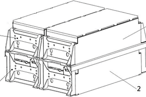 動力電池雙層電池模組固定結(jié)構(gòu)