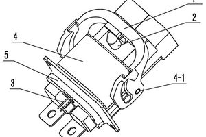 汽車高壓連接器互鎖機構(gòu)