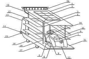安裝在高速插秧機上的太陽能光伏分布式發(fā)電照明裝置