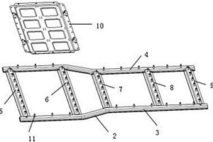 擔(dān)架型電池箱骨架梁連接結(jié)構(gòu)