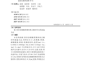 鉬、鋇參雜磷酸鐵鋰納米正極材料及其制備方法