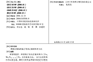 燃燒法制備鋰離子電池正極材料的方法