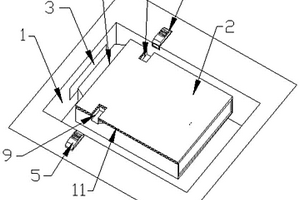 便于鋰電池固定減震的電池槽