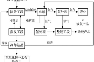 利用鹽湖鹵水電解制備氫氧化鋰的方法