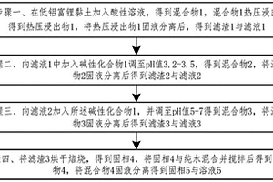 低鋁富鋰黏土提鋰方法