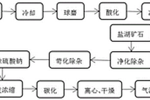 用鋰聚合物和鹽湖礦石混合生產(chǎn)碳酸鋰的工藝