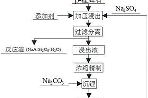 鋰輝石硫酸鈉加壓浸出提鋰工藝