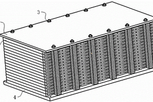 鋰離子電池拼接式層單元框架及其構(gòu)成的鋰離子電池模塊