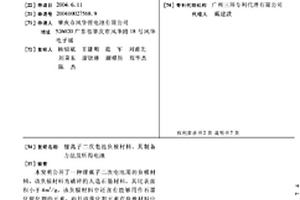 鋰離子二次電池負(fù)極材料、其制備方法及所得電池