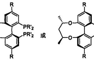 中心手性誘導的軸手性雙膦配體及其合成方法