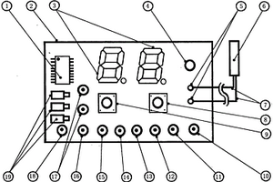 數(shù)顯溫控多功能電路板