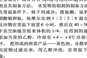 可溶于水、以銀的化合物和胱氨酸為主要成分、具有抗病毒活性的制劑及其制備方法