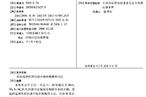 烷烴選擇性轉化成不飽和羧酸的方法