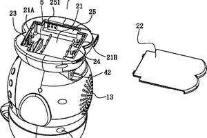 組合式電池盒結(jié)構(gòu)及由其構(gòu)成的播放器和玩具