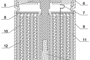 圓柱型電池三電極裝置及其組裝方法