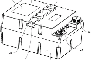 用于蓄電池的上蓋