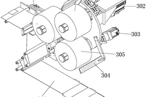 三軸自動換卷接帶機(jī)構(gòu)