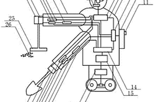 在農(nóng)田修筑土埂的智能機(jī)器人