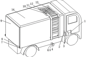 具有垃圾中污水收集排放功能的電動(dòng)垃圾車