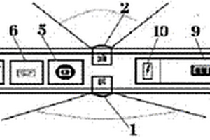 新型車頂行李架橫桿全景無線視頻監(jiān)控器