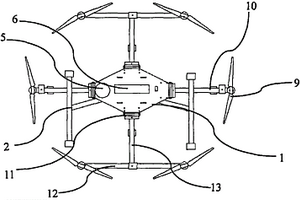 折疊式六旋翼無人機