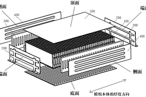 集成液冷式動(dòng)力電池模組