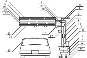 用吸收式制冷空調(diào)降溫的汽車防曬機(jī)器人