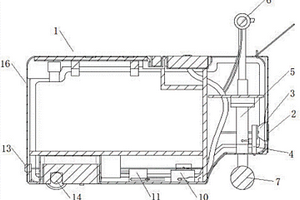 電動(dòng)騎行行李箱行車(chē)警示和照明機(jī)構(gòu)