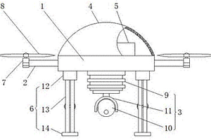 具有抗震防摔的航拍無人機