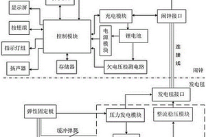 帶鍛煉功能的壓力發(fā)電式電子鬧鐘