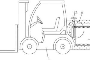 電動叉車鋰離子蓄電池的安裝結(jié)構(gòu)